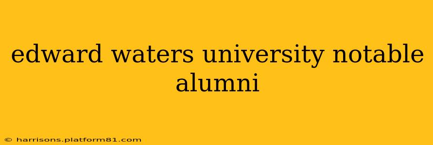 edward waters university notable alumni