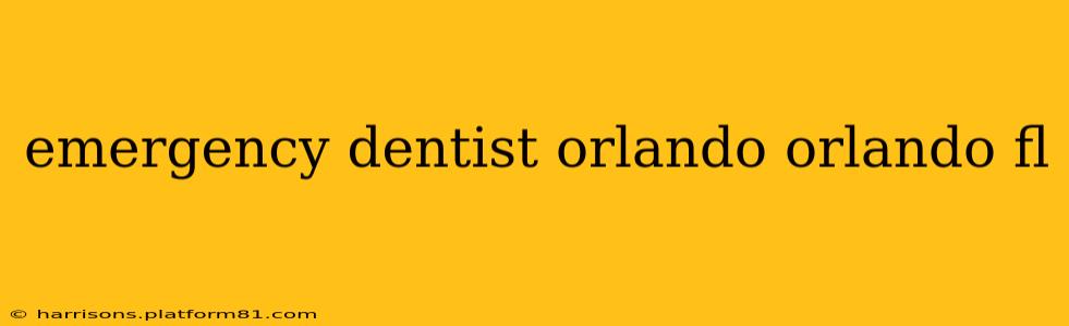 emergency dentist orlando orlando fl