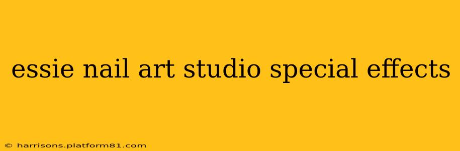 essie nail art studio special effects