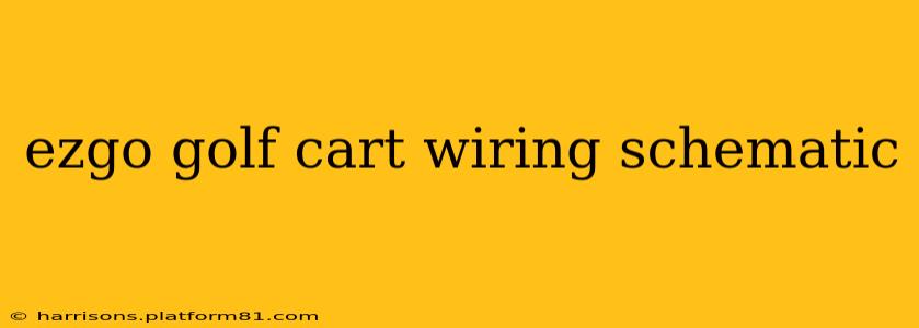 ezgo golf cart wiring schematic