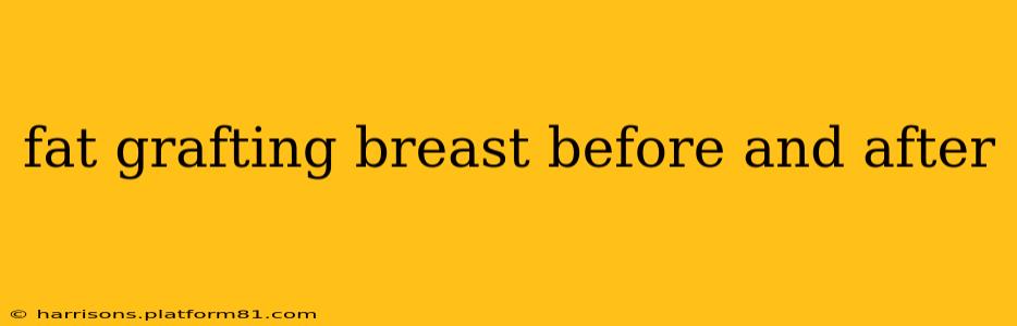 fat grafting breast before and after