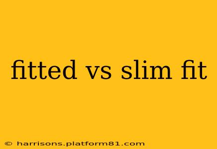 fitted vs slim fit