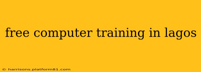 free computer training in lagos
