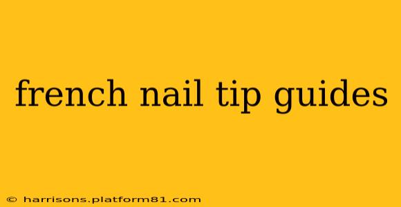 french nail tip guides