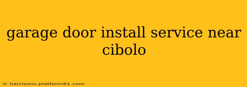 garage door install service near cibolo