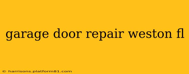 garage door repair weston fl