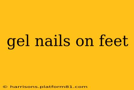 gel nails on feet