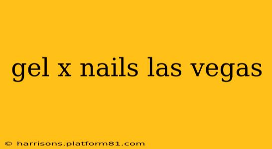 gel x nails las vegas