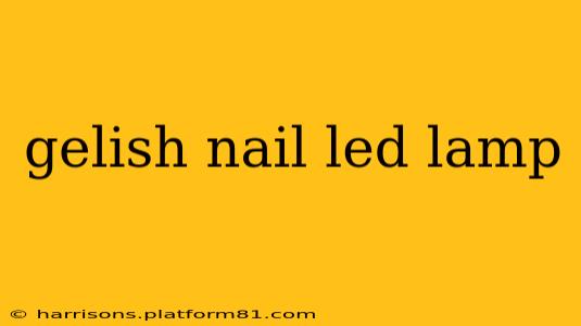 gelish nail led lamp