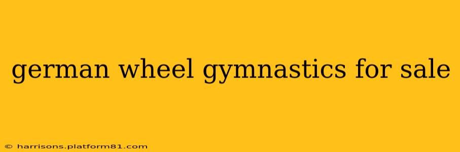 german wheel gymnastics for sale