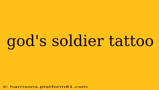 god's soldier tattoo