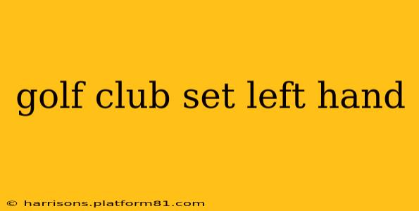 golf club set left hand