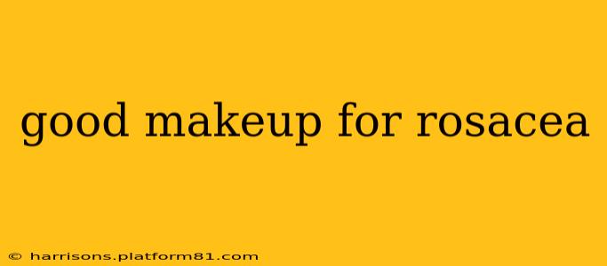 good makeup for rosacea