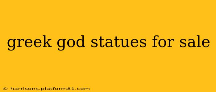 greek god statues for sale