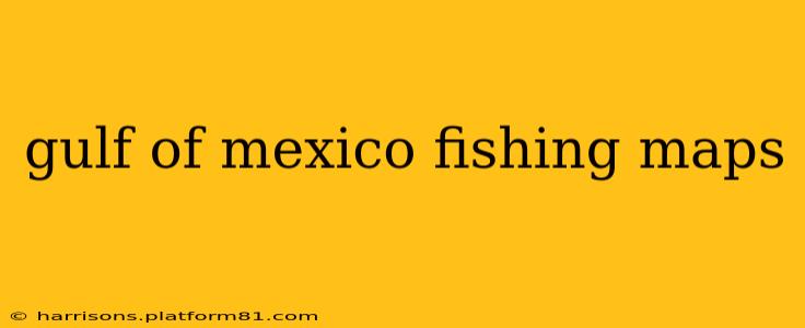 gulf of mexico fishing maps