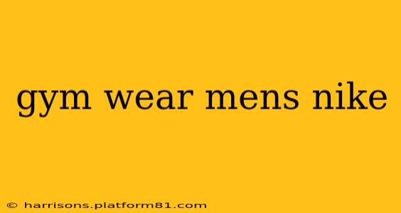 gym wear mens nike