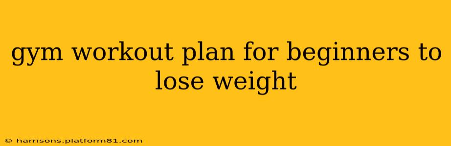 gym workout plan for beginners to lose weight