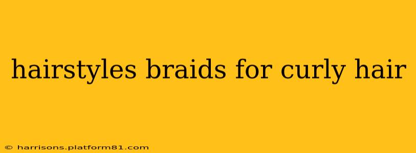 hairstyles braids for curly hair