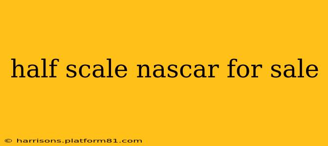 half scale nascar for sale