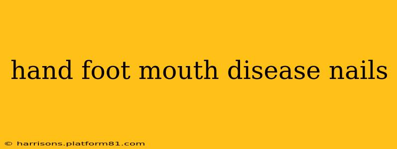 hand foot mouth disease nails