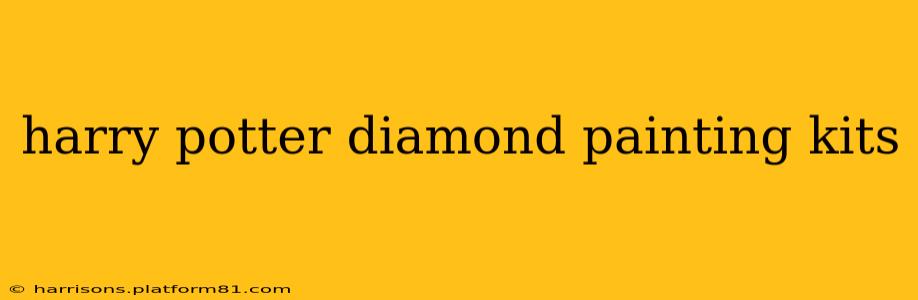 harry potter diamond painting kits
