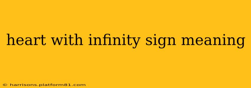 heart with infinity sign meaning