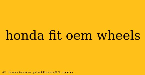 honda fit oem wheels