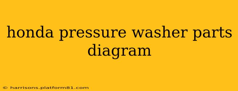 honda pressure washer parts diagram