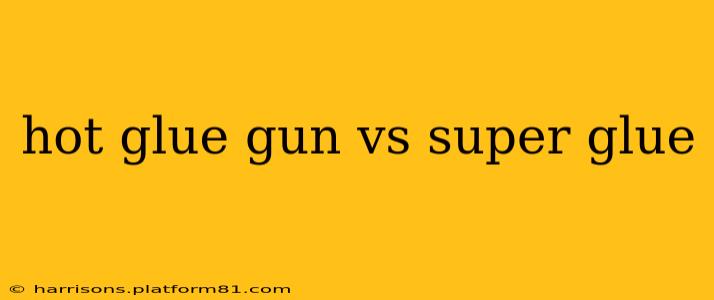 hot glue gun vs super glue