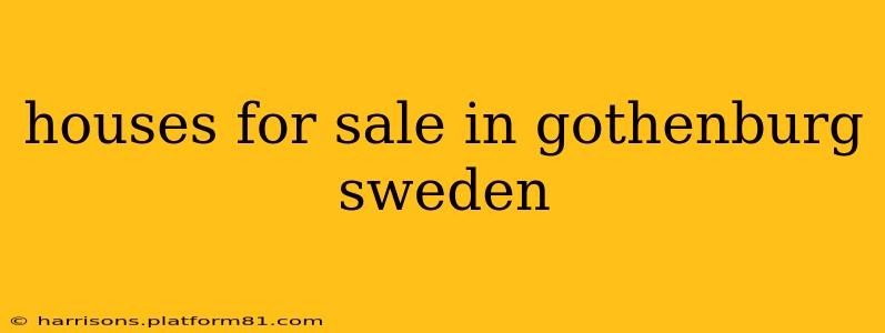 houses for sale in gothenburg sweden
