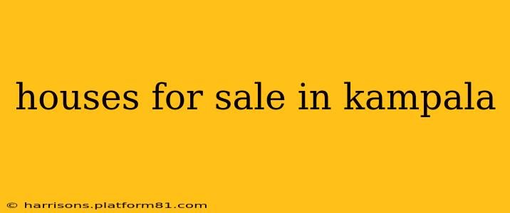 houses for sale in kampala