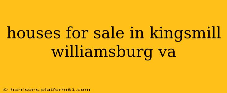 houses for sale in kingsmill williamsburg va