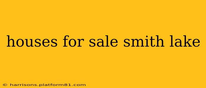 houses for sale smith lake