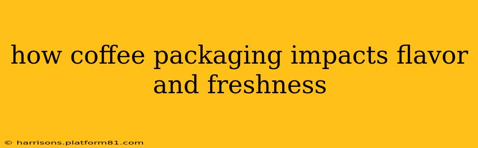 how coffee packaging impacts flavor and freshness