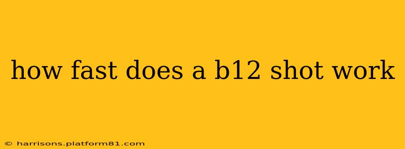 how fast does a b12 shot work