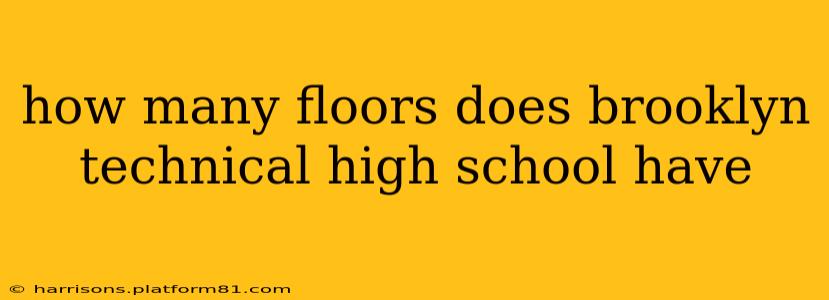 how many floors does brooklyn technical high school have