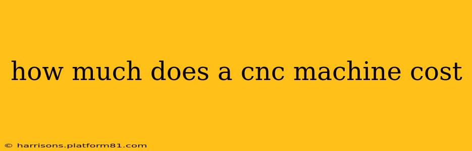 how much does a cnc machine cost