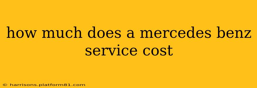 how much does a mercedes benz service cost