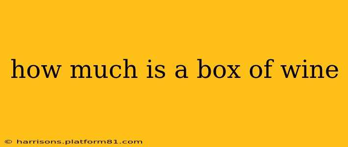 how much is a box of wine