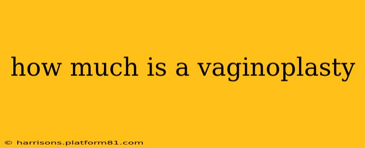 how much is a vaginoplasty