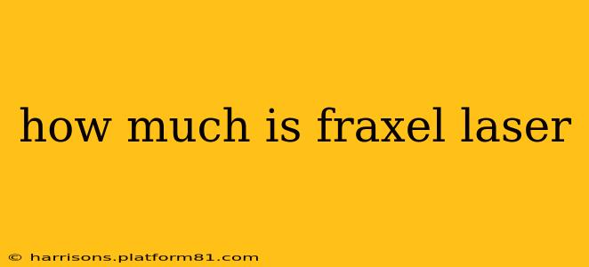 how much is fraxel laser