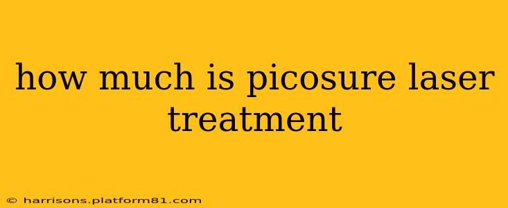 how much is picosure laser treatment