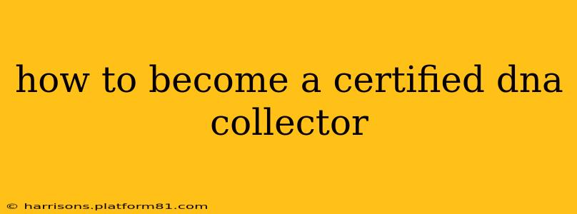 how to become a certified dna collector