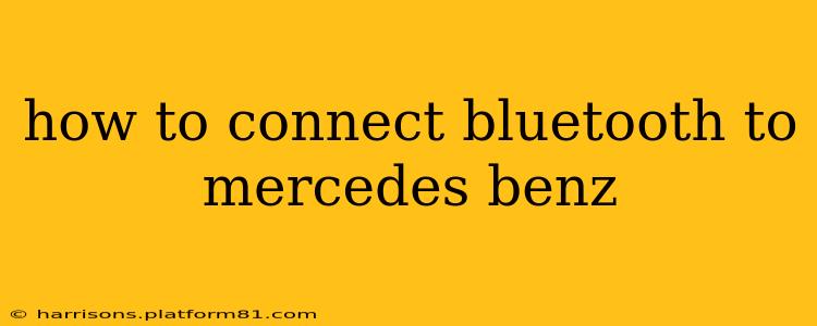 how to connect bluetooth to mercedes benz