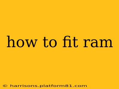 how to fit ram