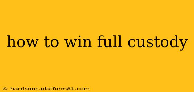 how to win full custody