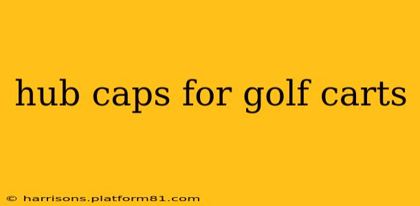 hub caps for golf carts
