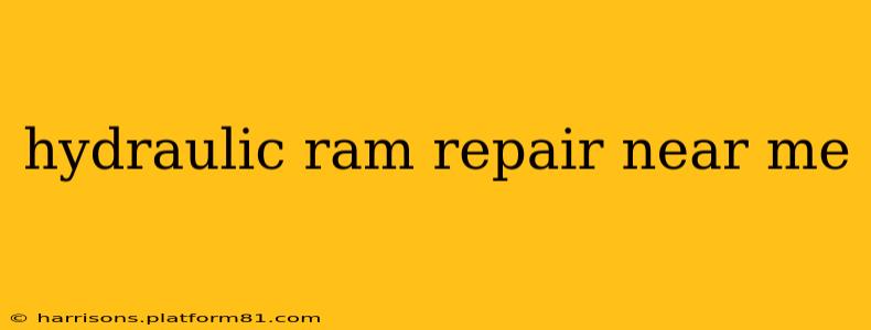 hydraulic ram repair near me