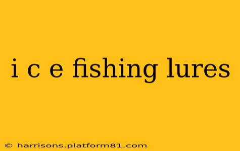 i c e fishing lures