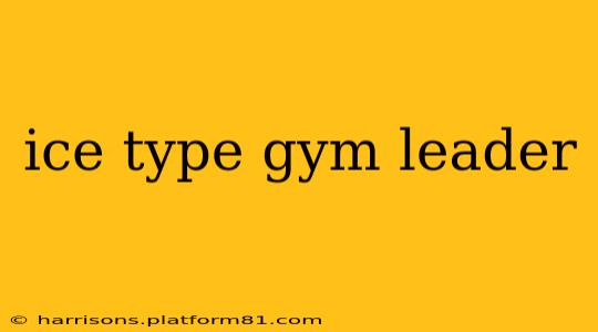 ice type gym leader